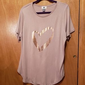 Old Navy Blush T size 1X